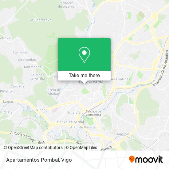 Apartamentos Pombal map