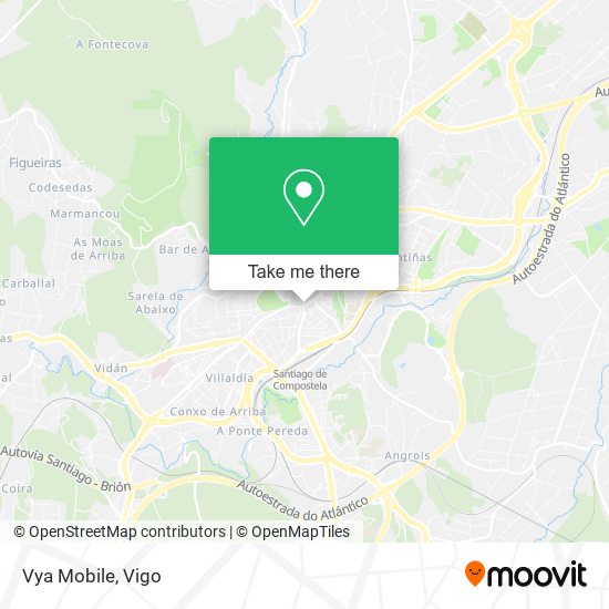 Vya Mobile map