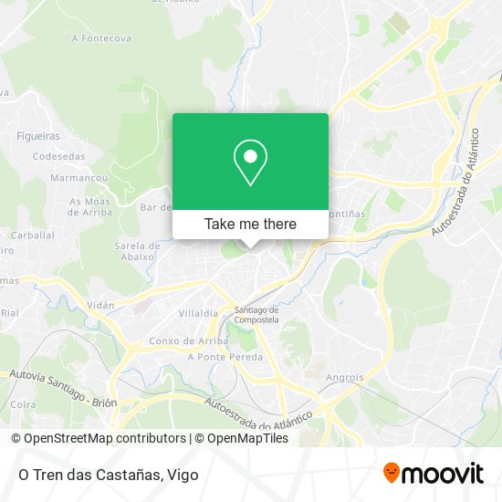 O Tren das Castañas map