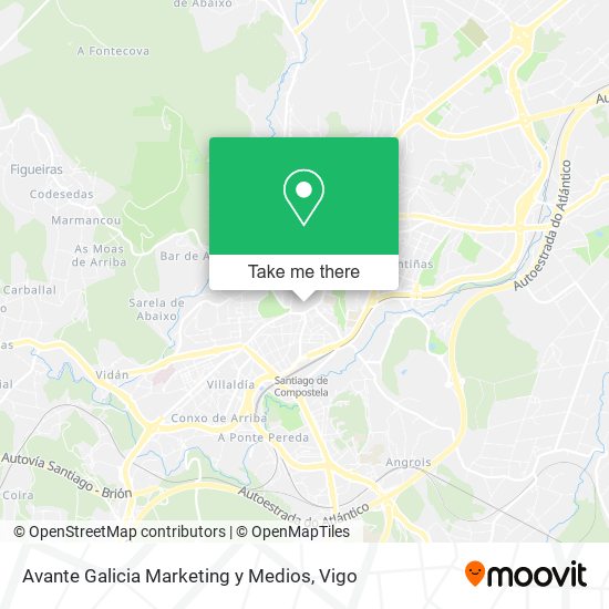 mapa Avante Galicia Marketing y Medios