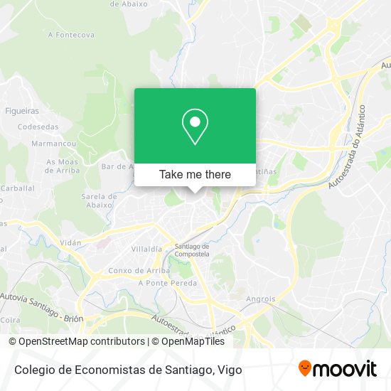 Colegio de Economistas de Santiago map