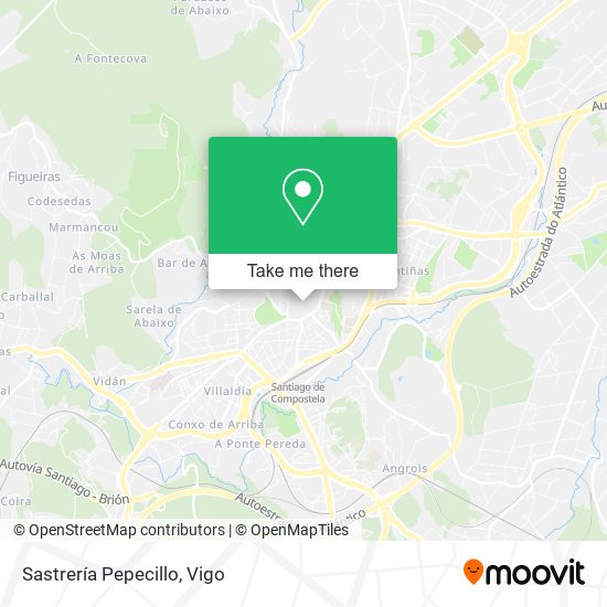 Sastrería Pepecillo map
