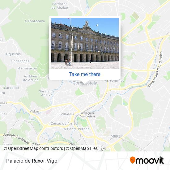 Palacio de Raxoi map