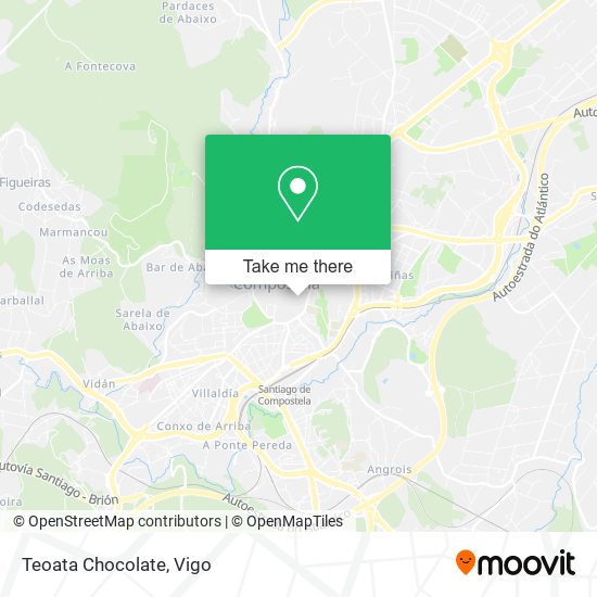 Teoata Chocolate map