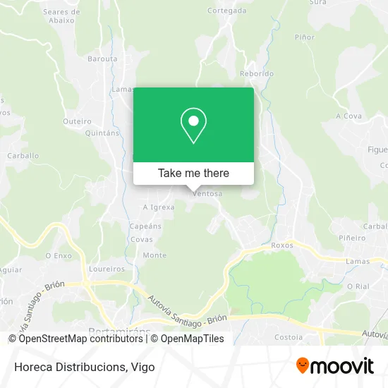 Horeca Distribucions map