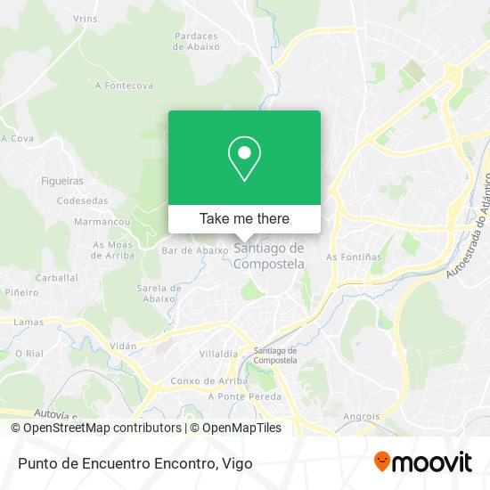 Punto de Encuentro Encontro map