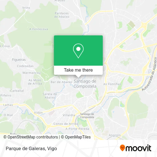 Parque de Galeras map