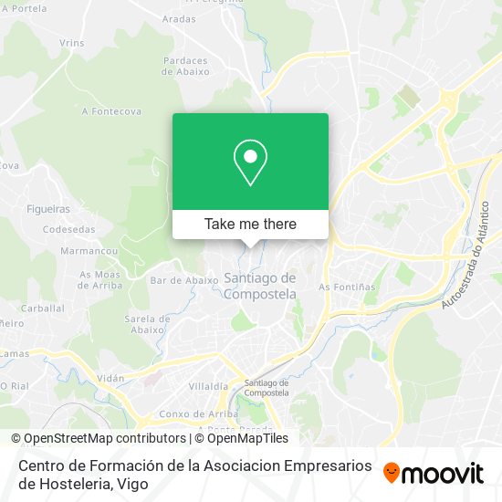 Centro de Formación de la Asociacion Empresarios de Hosteleria map