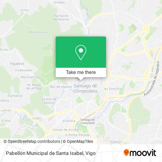 Pabellón Municipal de Santa Isabel map