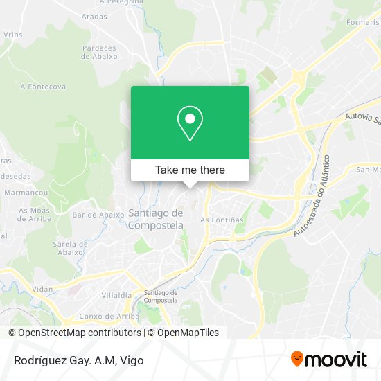 Rodríguez Gay. A.M map