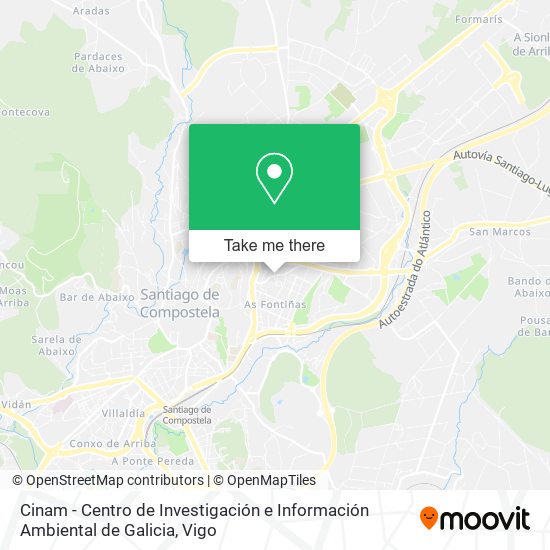 Cinam - Centro de Investigación e Información Ambiental de Galicia map