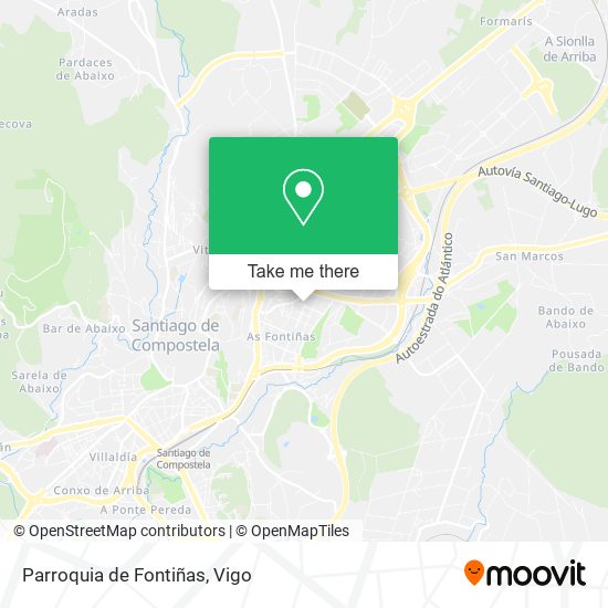 Parroquia de Fontiñas map