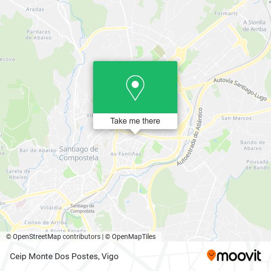 Ceip Monte Dos Postes map