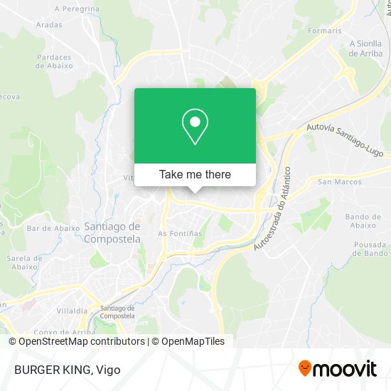 BURGER KING map