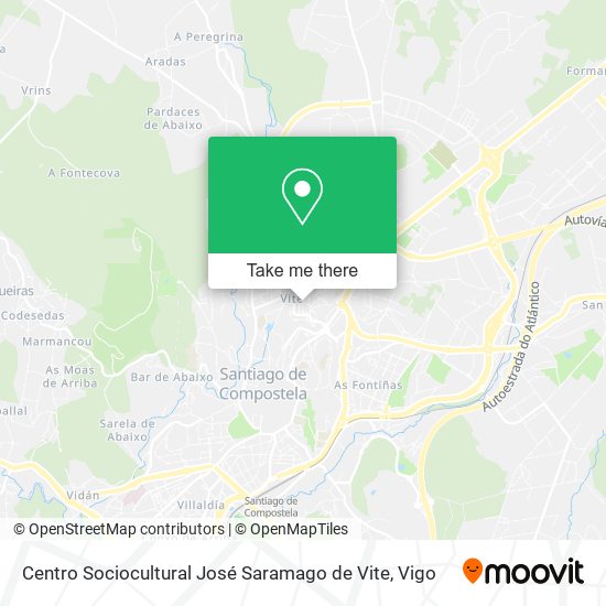 Centro Sociocultural José Saramago de Vite map