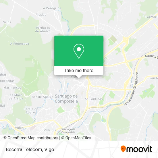 Becerra Telecom map