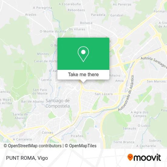 PUNT ROMA map