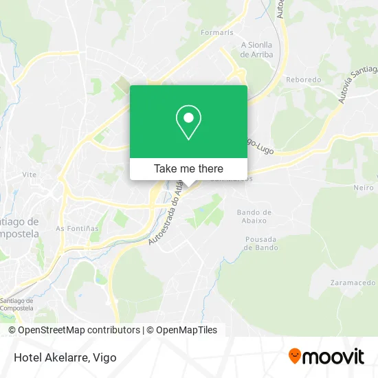 Hotel Akelarre map