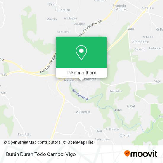 Durán Duran Todo Campo map