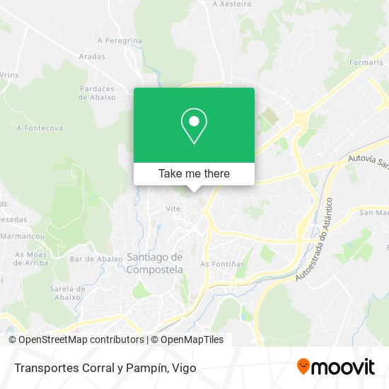 Transportes Corral y Pampín map