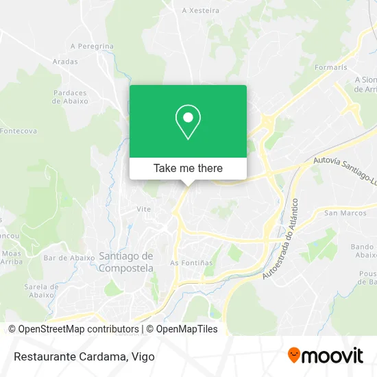 Restaurante Cardama map