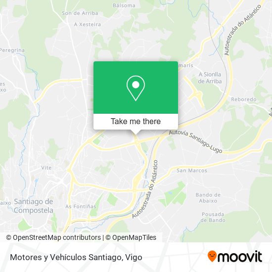 Motores y Vehículos Santiago map