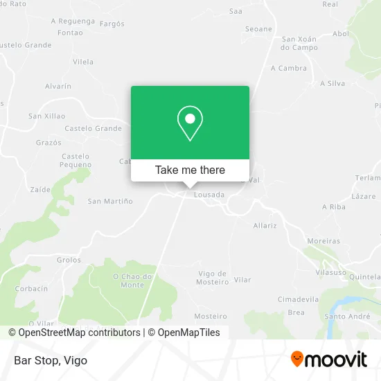 Bar Stop map