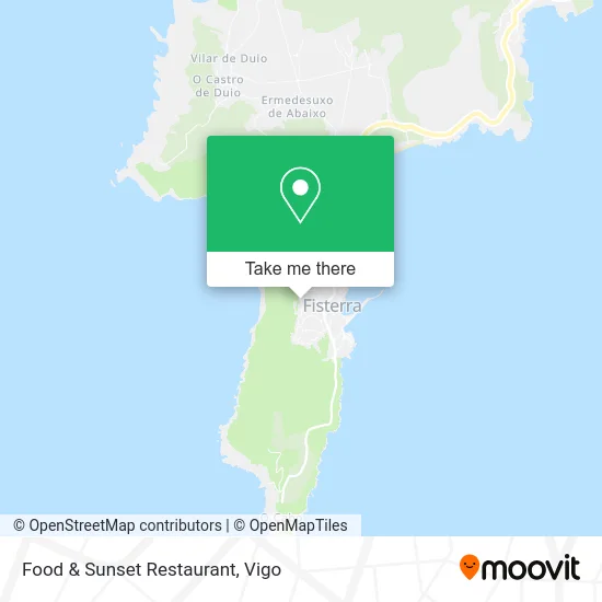 Food & Sunset Restaurant map