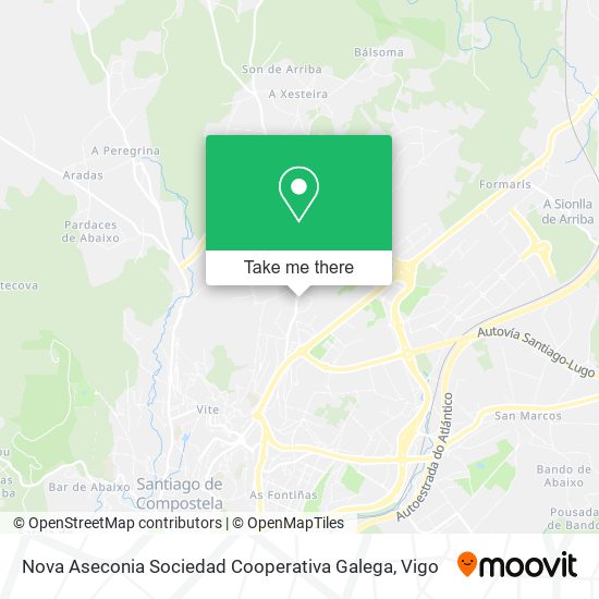 Nova Aseconia Sociedad Cooperativa Galega map