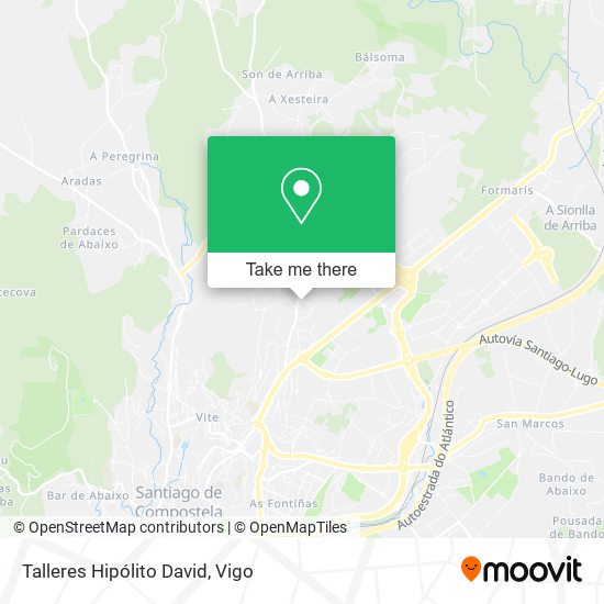 Talleres Hipólito David map