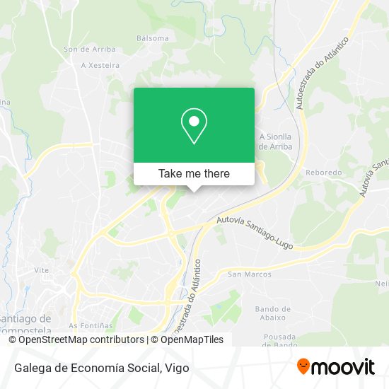 Galega de Economía Social map