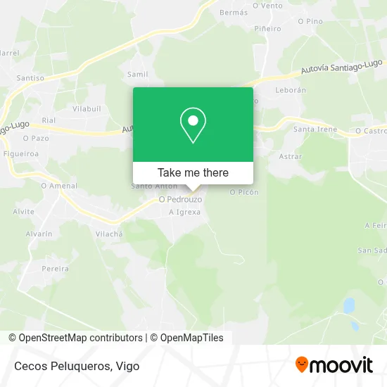 Cecos Peluqueros map