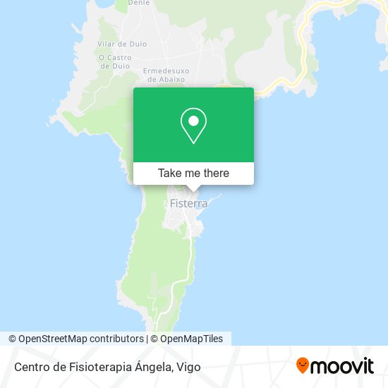 mapa Centro de Fisioterapia Ángela