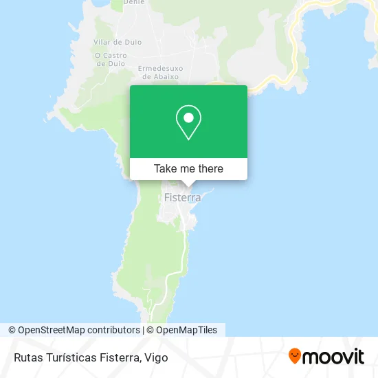 Rutas Turísticas Fisterra map