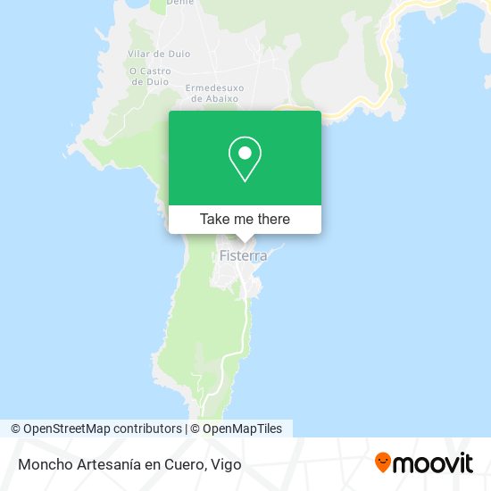 Moncho Artesanía en Cuero map