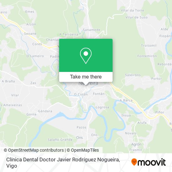 Clínica Dental Doctor Javier Rodríguez Nogueira map