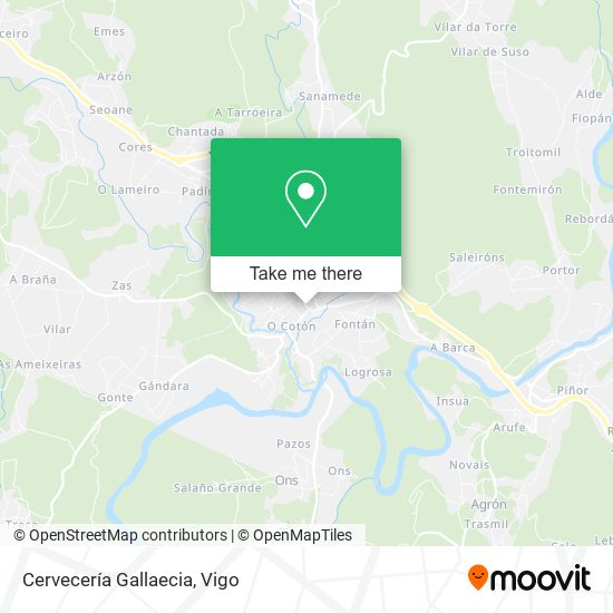 Cervecería Gallaecia map