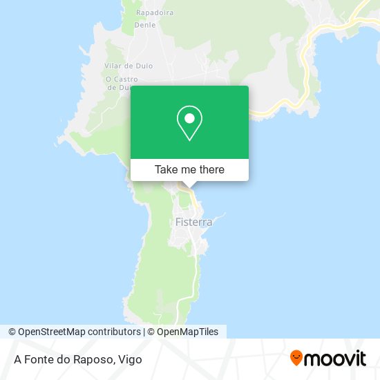 A Fonte do Raposo map