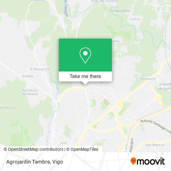 Agrojardin Tambre map