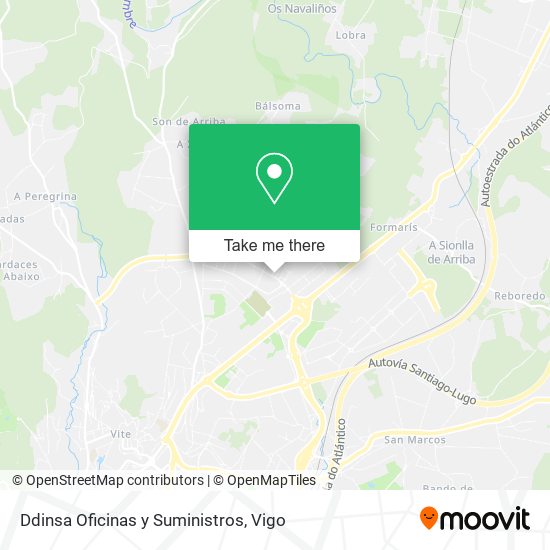 Ddinsa Oficinas y Suministros map