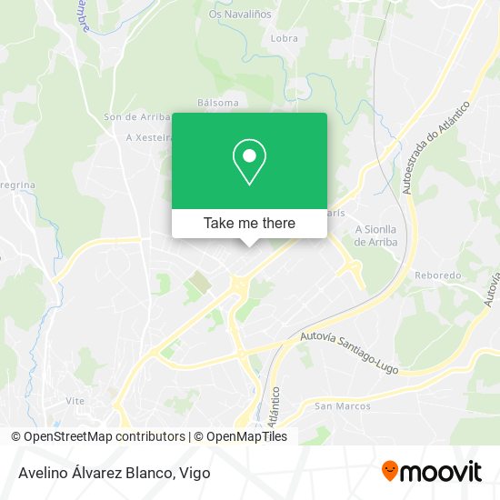 Avelino Álvarez Blanco map