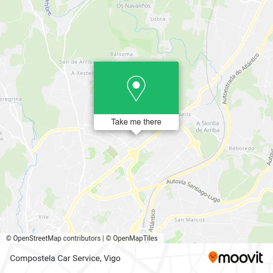 Compostela Car Service map