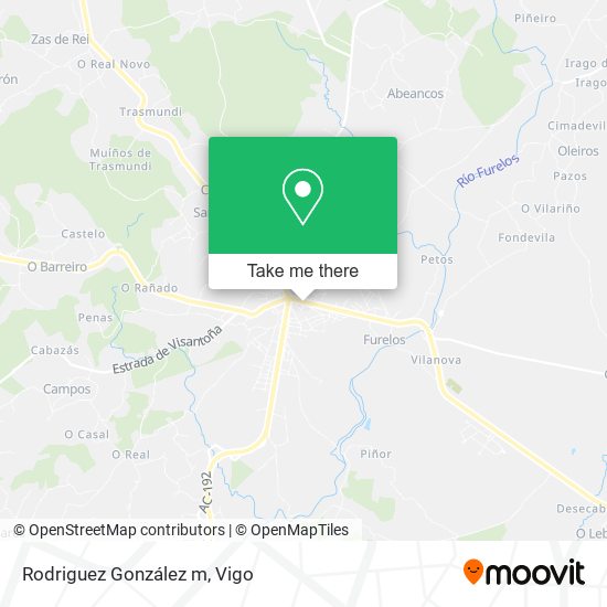 Rodriguez González m map