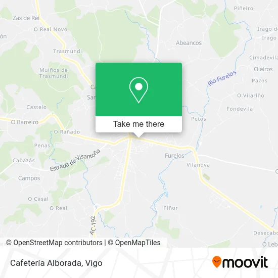 Cafetería Alborada map