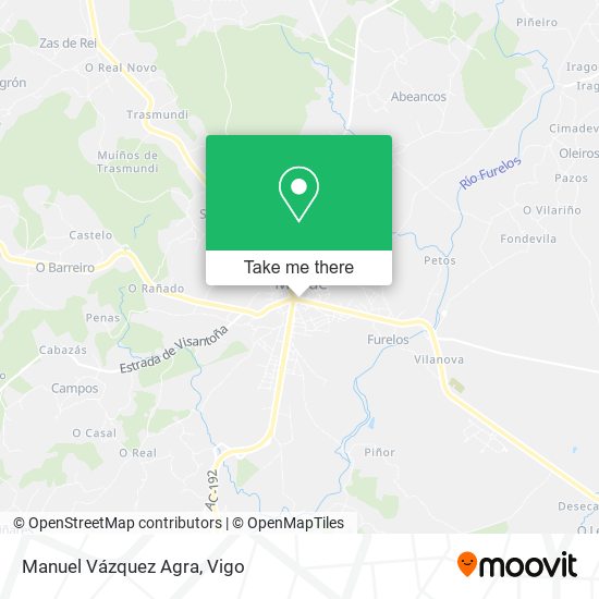 Manuel Vázquez Agra map