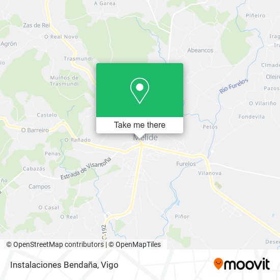 Instalaciones Bendaña map