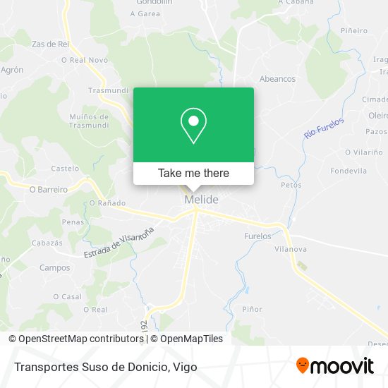Transportes Suso de Donicio map