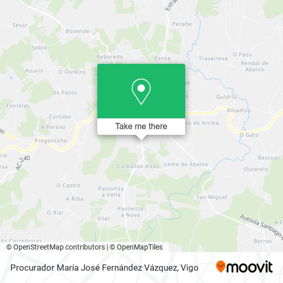 Procurador María José Fernández Vázquez map