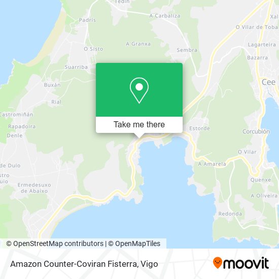 Amazon Counter-Coviran Fisterra map