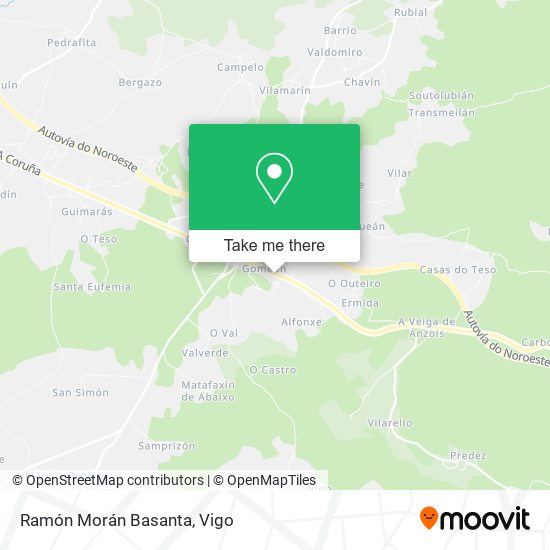 Ramón Morán Basanta map